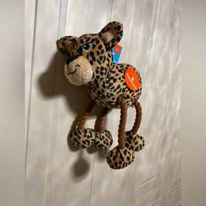 Outward  ~ Tuggy Buddyz~ Multiple Squeakers Dog Toy 12” Jaguar